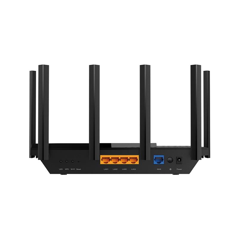TP-Link Archer AXE75 AX5400 Tri-Band Wi-Fi 6E Router - Black