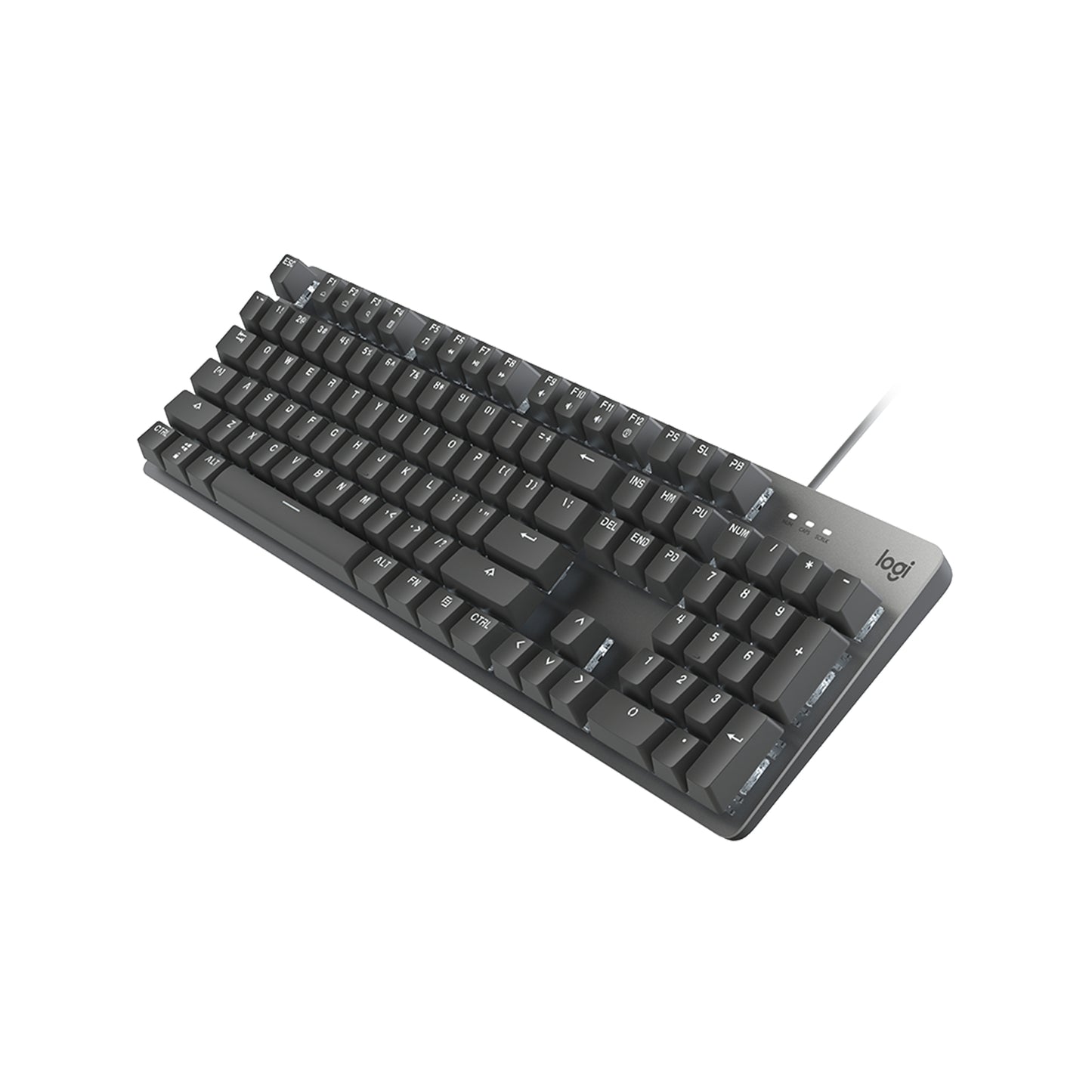 LOGITECH K845 Mechanical Illuminated Keyboard - Cable Connectivity - USB Interface - English - Windows - Red Switch