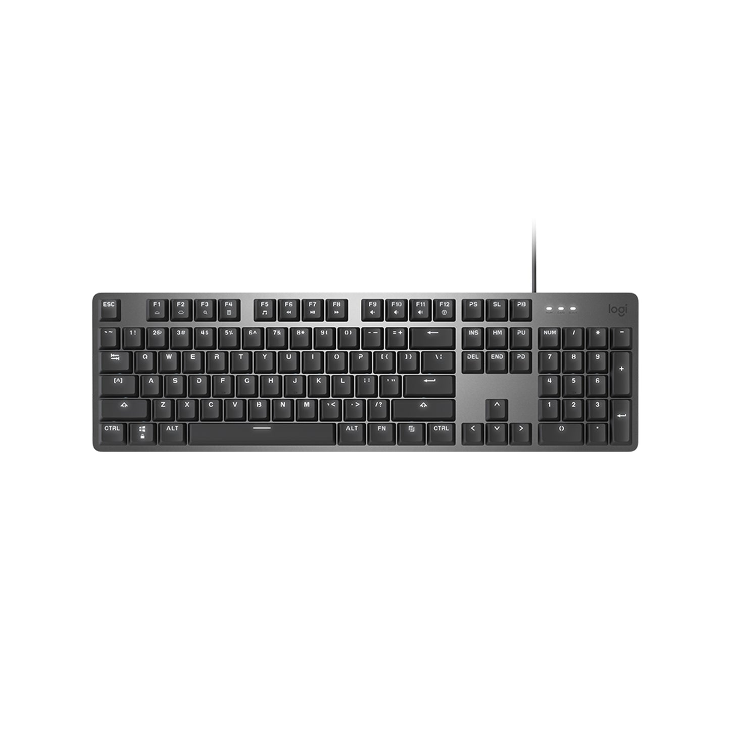 LOGITECH K845 Mechanical Illuminated Keyboard - Cable Connectivity - USB Interface - English - Windows - Red Switch