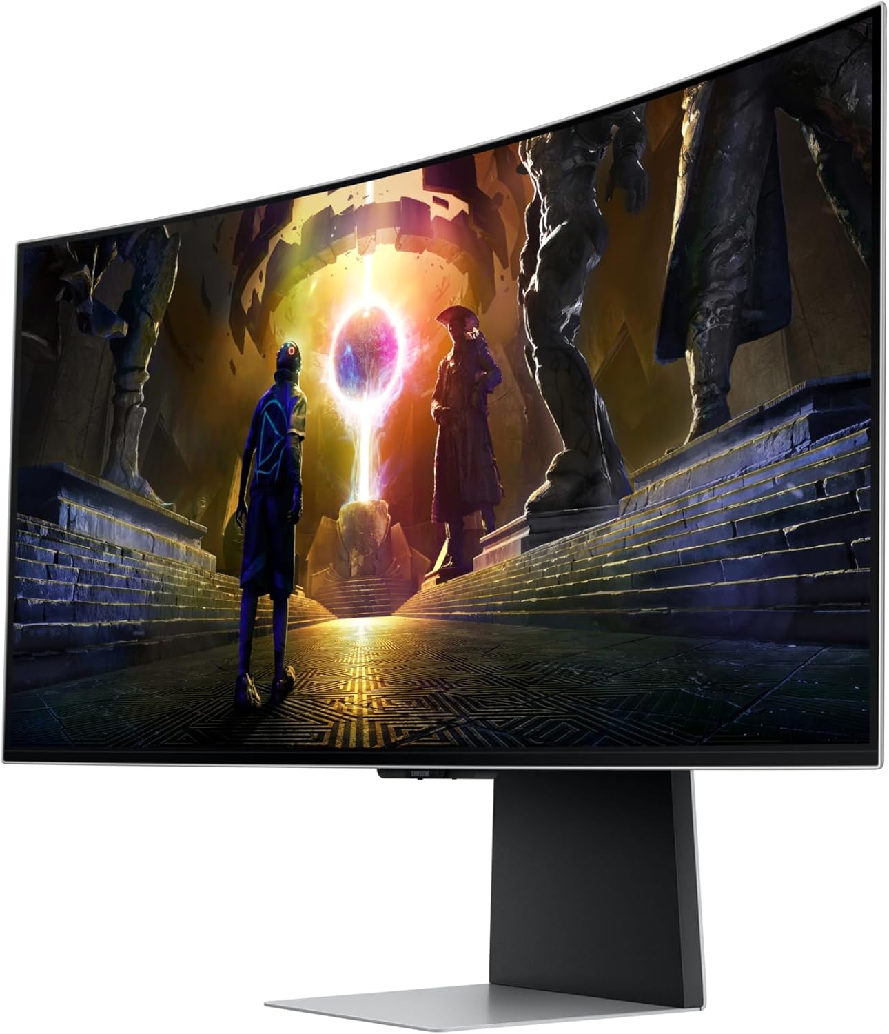 Samsung Odyssey 34" UWQHD 3440x1440 Curved OLED 0.03ms (GTG) 175Hz Height Adjustable 2x HDMI 2.1 1x DisplayPort 1.4 Matte Gaming Monitor