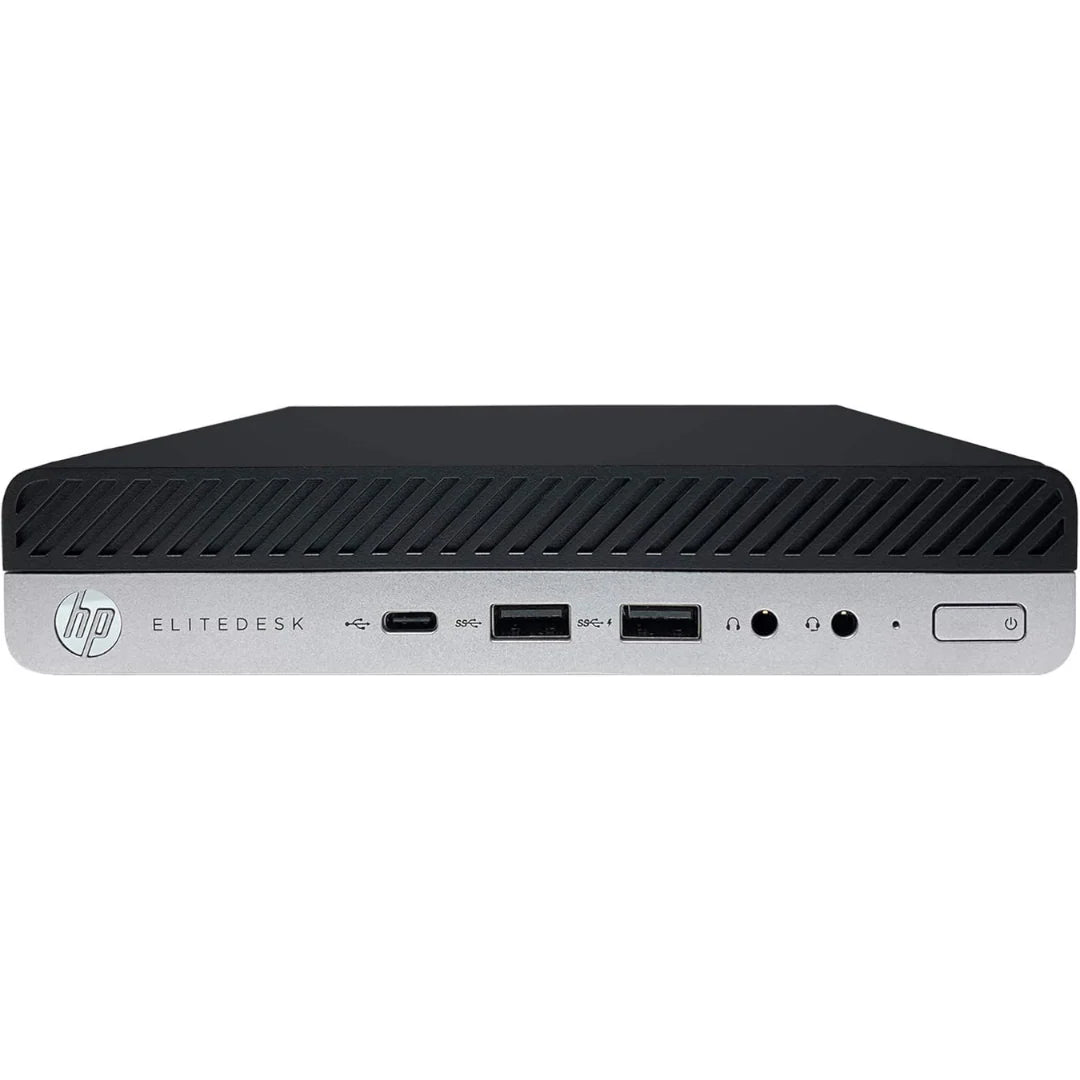 HP EliteDesk 800G4 Micro Desktop Intel i7-8700T 2.40 GHz 16GB 256GB SSD Windows 11 Pro Refurbished