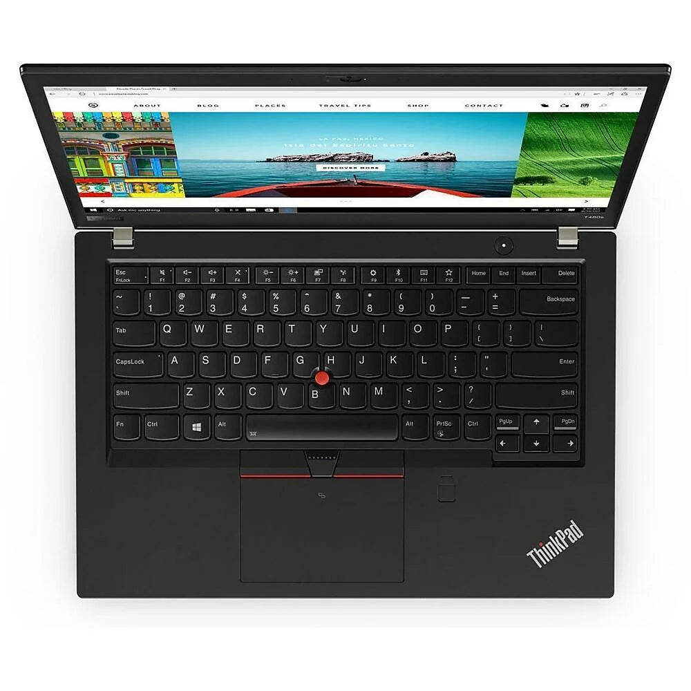 Lenovo ThinkPad T480 14" Laptop Intel Core i5-8350U 1.7 GHz 16 GB 512 GB SSD Windows 11 Pro - Refurbished