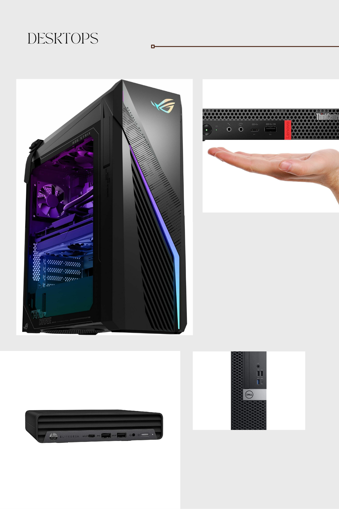 Desktops
