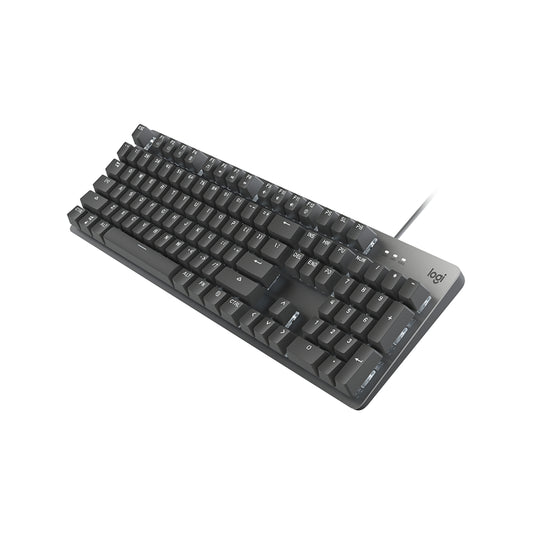 LOGITECH K845 Mechanical Illuminated Keyboard - Cable Connectivity - USB Interface - English - Windows - Red Switch