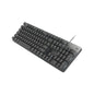 LOGITECH K845 Mechanical Illuminated Keyboard - Cable Connectivity - USB Interface - English - Windows - Red Switch