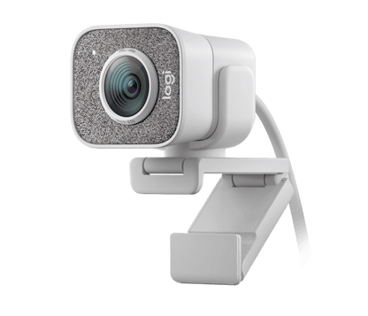 LOGITECH StreamCam Webcam, Full HD 1080p resolution at 60 fps, Smart Auto-Focus and Auto-Framing (White)