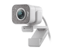 LOGITECH StreamCam Webcam, Full HD 1080p resolution at 60 fps, Smart Auto-Focus and Auto-Framing (White)