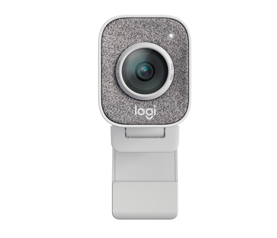 LOGITECH StreamCam Webcam, Full HD 1080p resolution at 60 fps, Smart Auto-Focus and Auto-Framing (White)