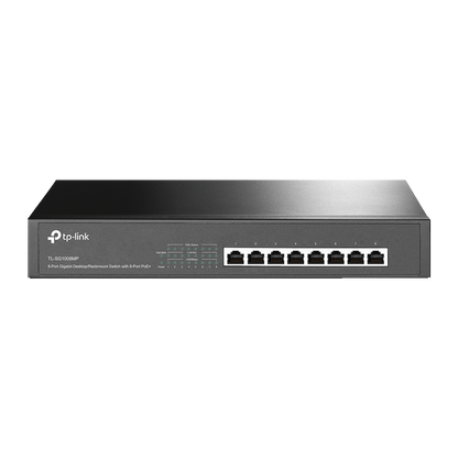 TP Link 8-Port Gigabit Desktop/Rackmount Switch with 8-Port PoE+