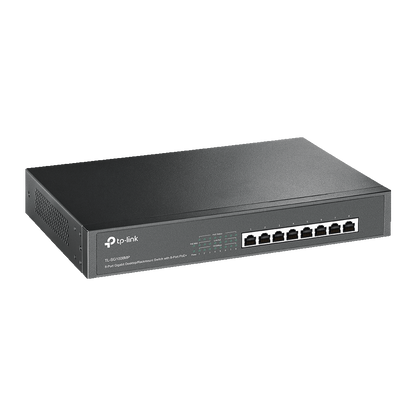TP Link 8-Port Gigabit Desktop/Rackmount Switch with 8-Port PoE+