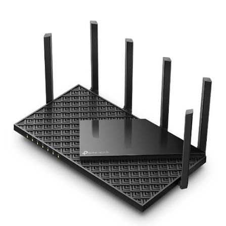 TP-Link Archer AXE75 AX5400 Tri-Band Wi-Fi 6E Router - Black