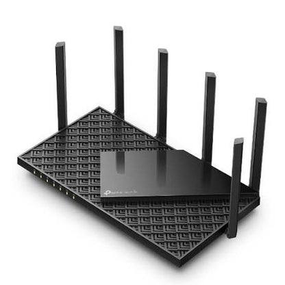 TP-Link Archer AXE75 AX5400 Tri-Band Wi-Fi 6E Router - Black